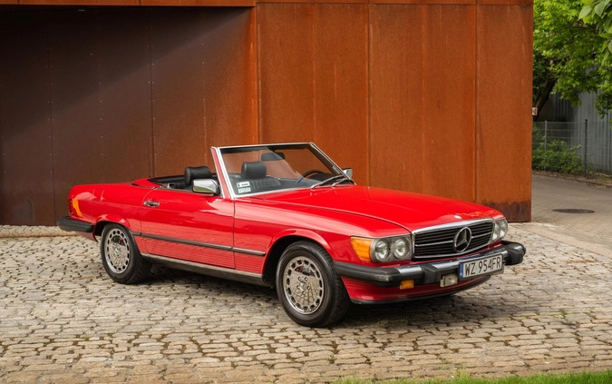 Mercedes-Benz SL cena 99000 przebieg: 270000, rok produkcji 1987 z Warszawa małe 596